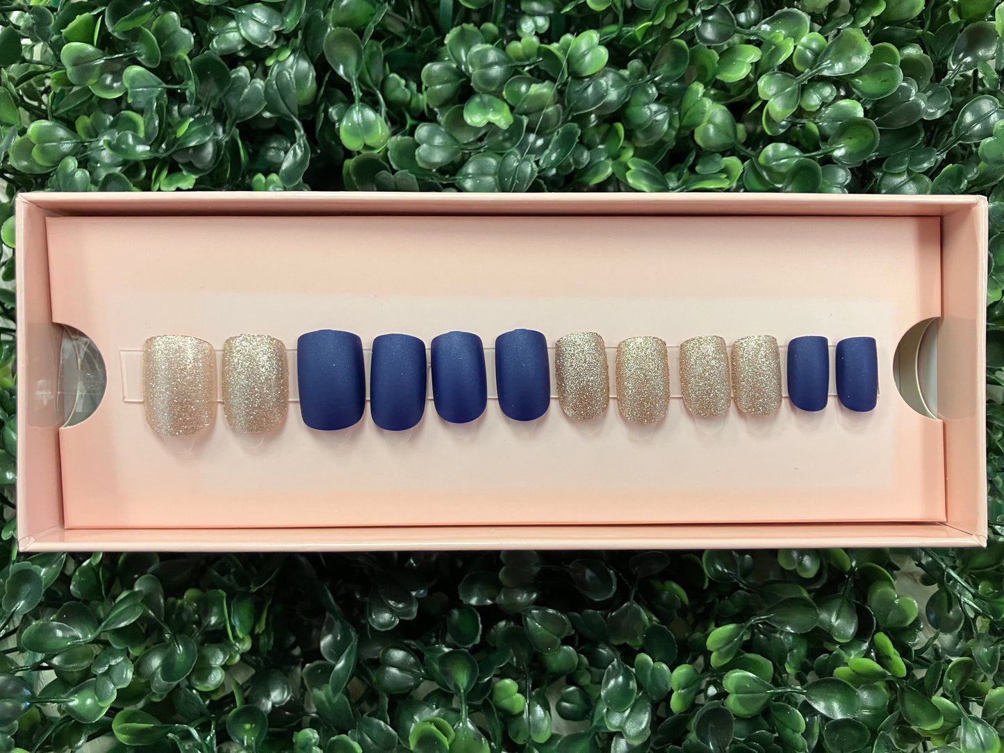 Starry Night Press on Nails