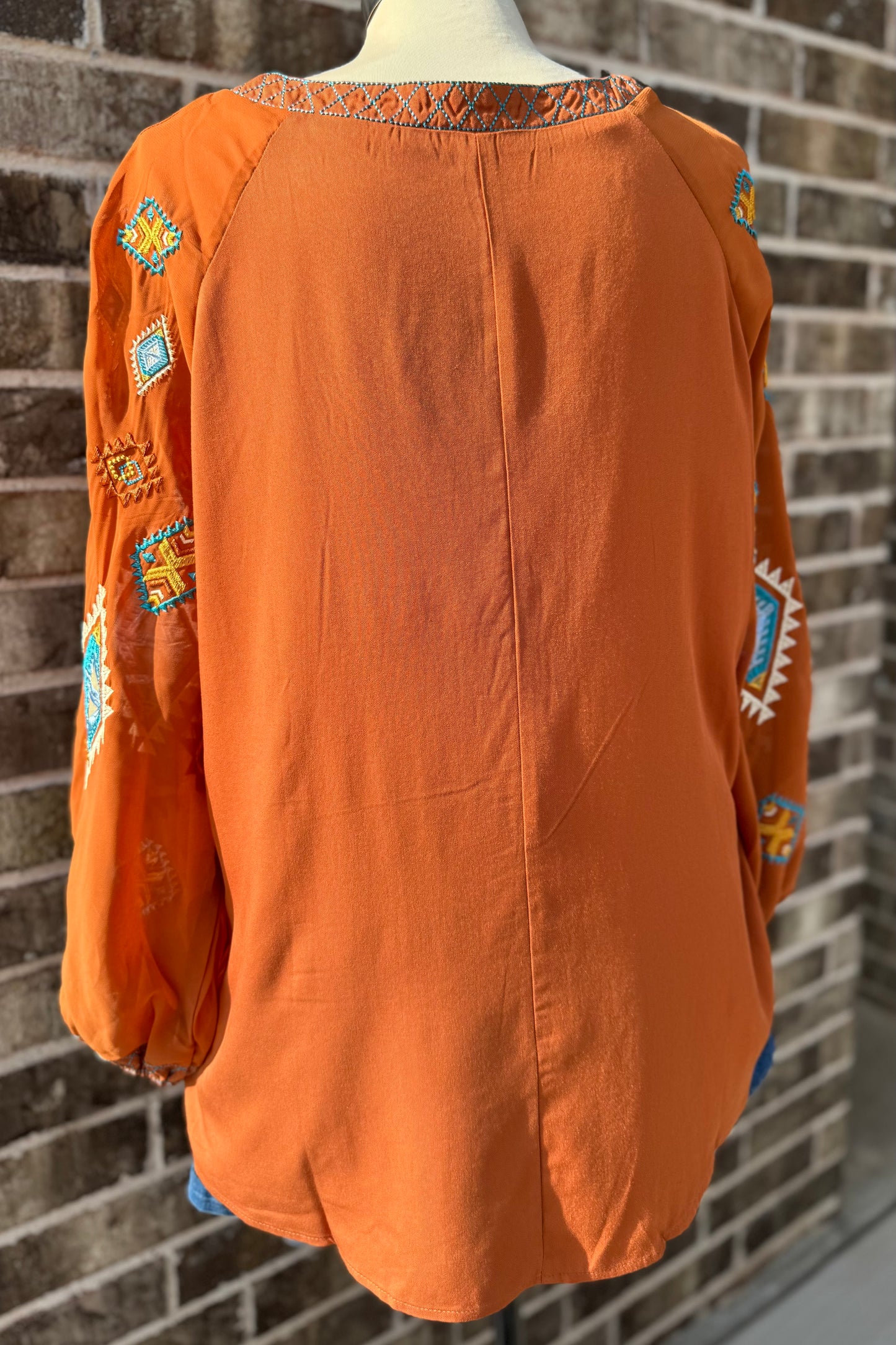 Desert Sky Embroidered Blouse