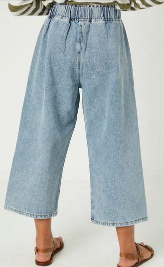 Girls' Cropped Denim