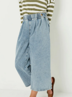 Girls' Cropped Denim