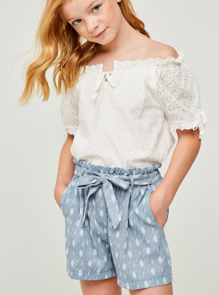 Girls' Paperbag Shorts