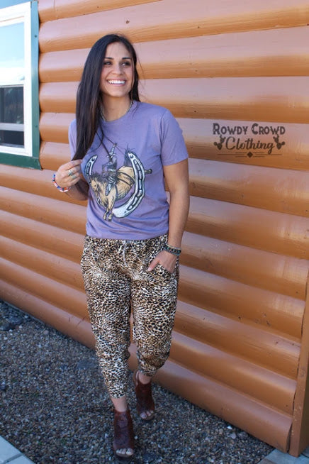 Leopard Print Joggers