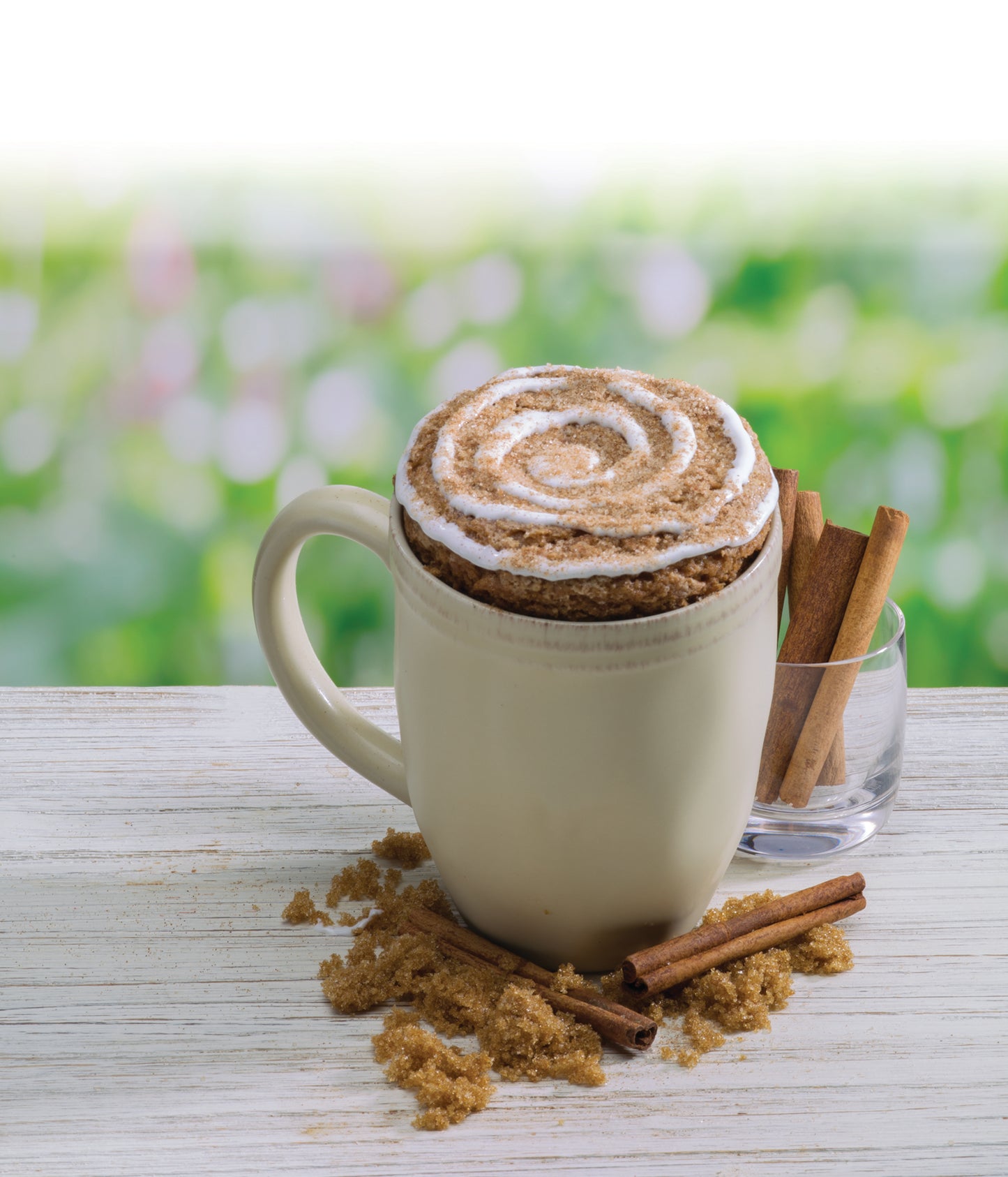 Cinnamon Coffee Cake Microwave Muffin Single
