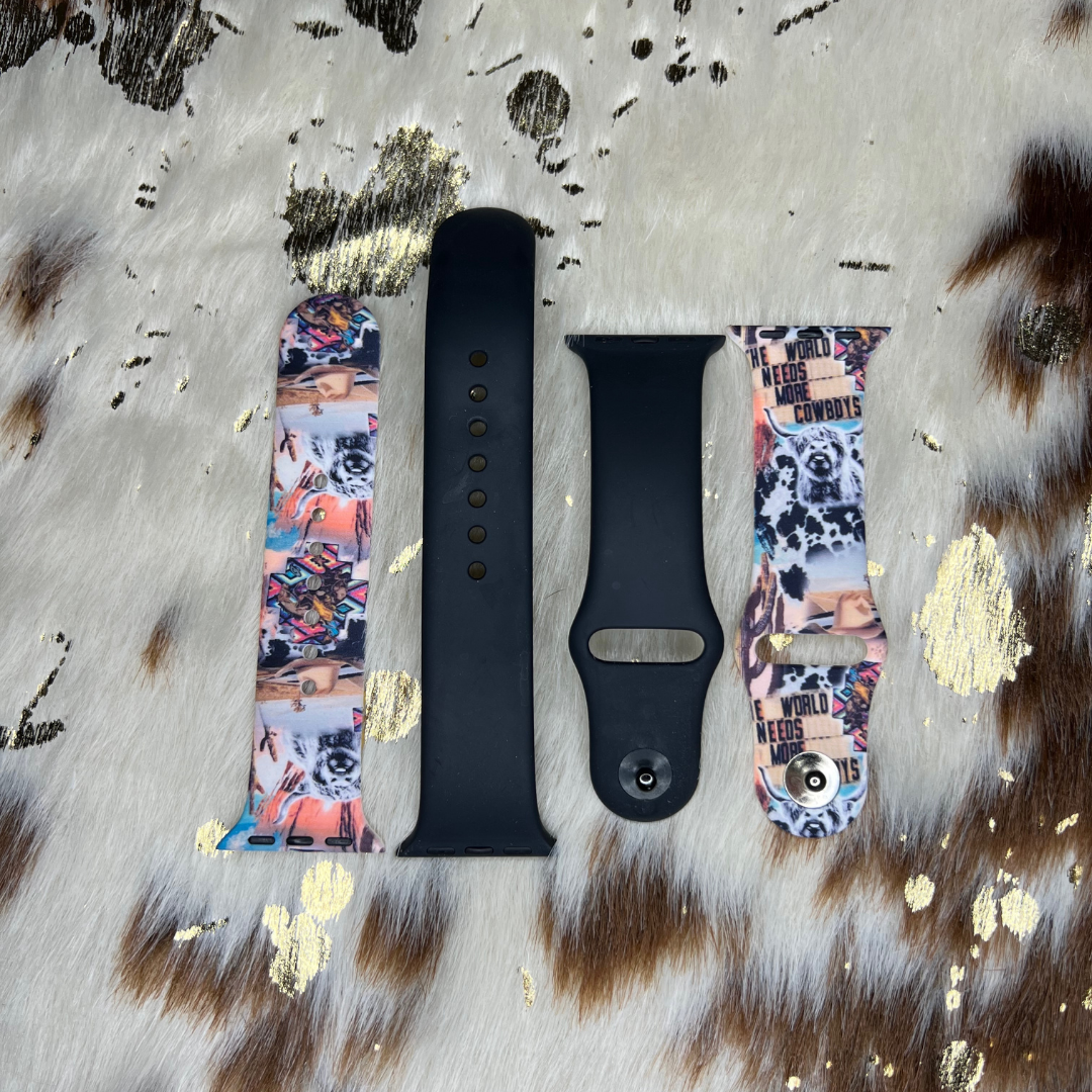 Western Silicone Watchbands