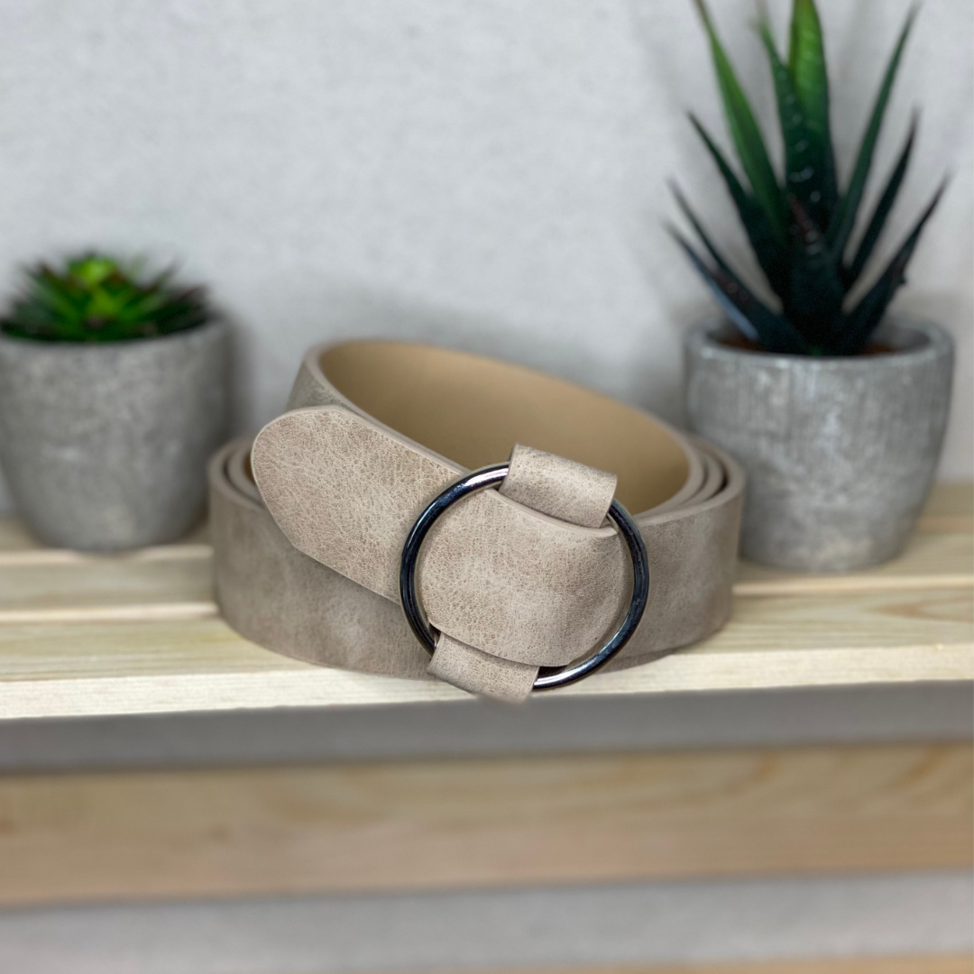 Taupe Adjustable Belt