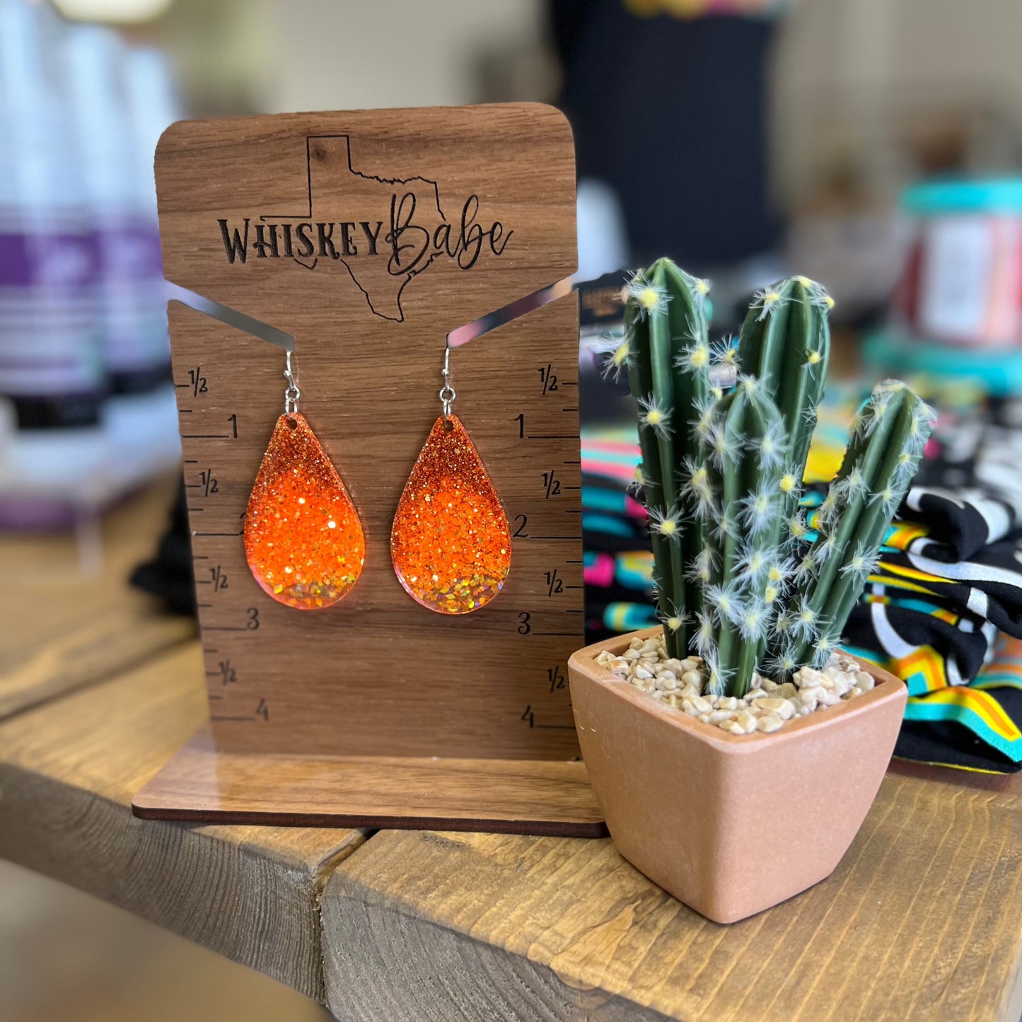 Pojo Ombre Dangle Earrings