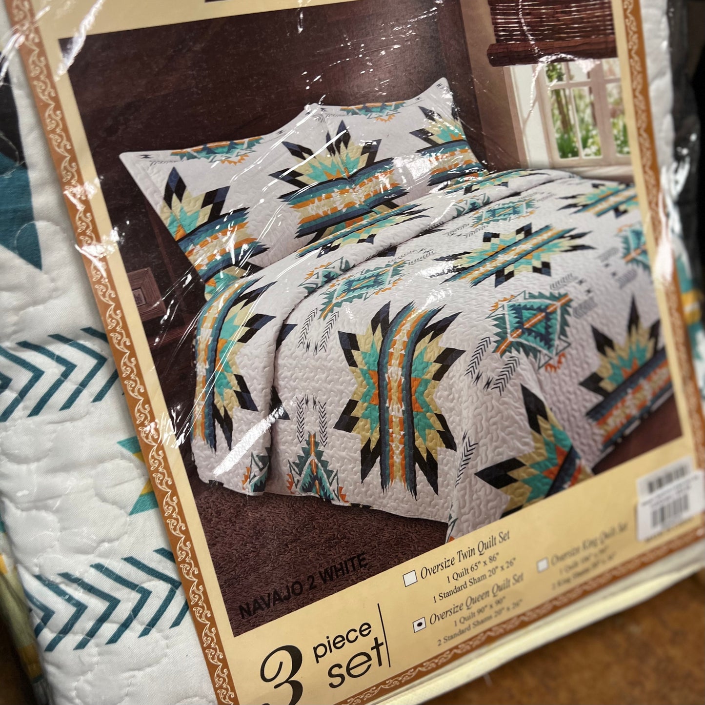 Western Starburst 3 piece Quilt Set