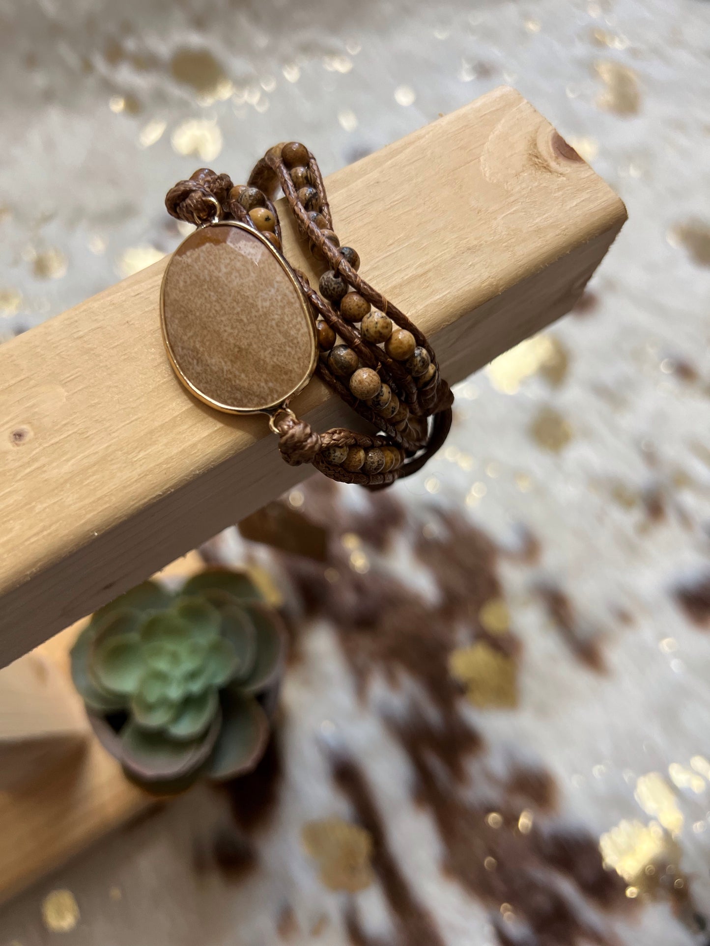 Triple Strand Wrap Bracelet