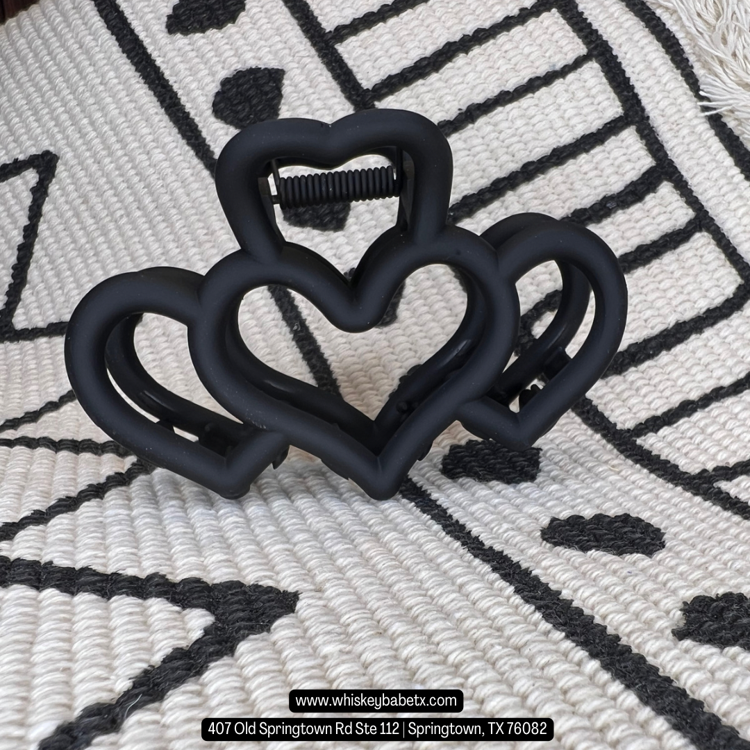 Heart Claw Clips