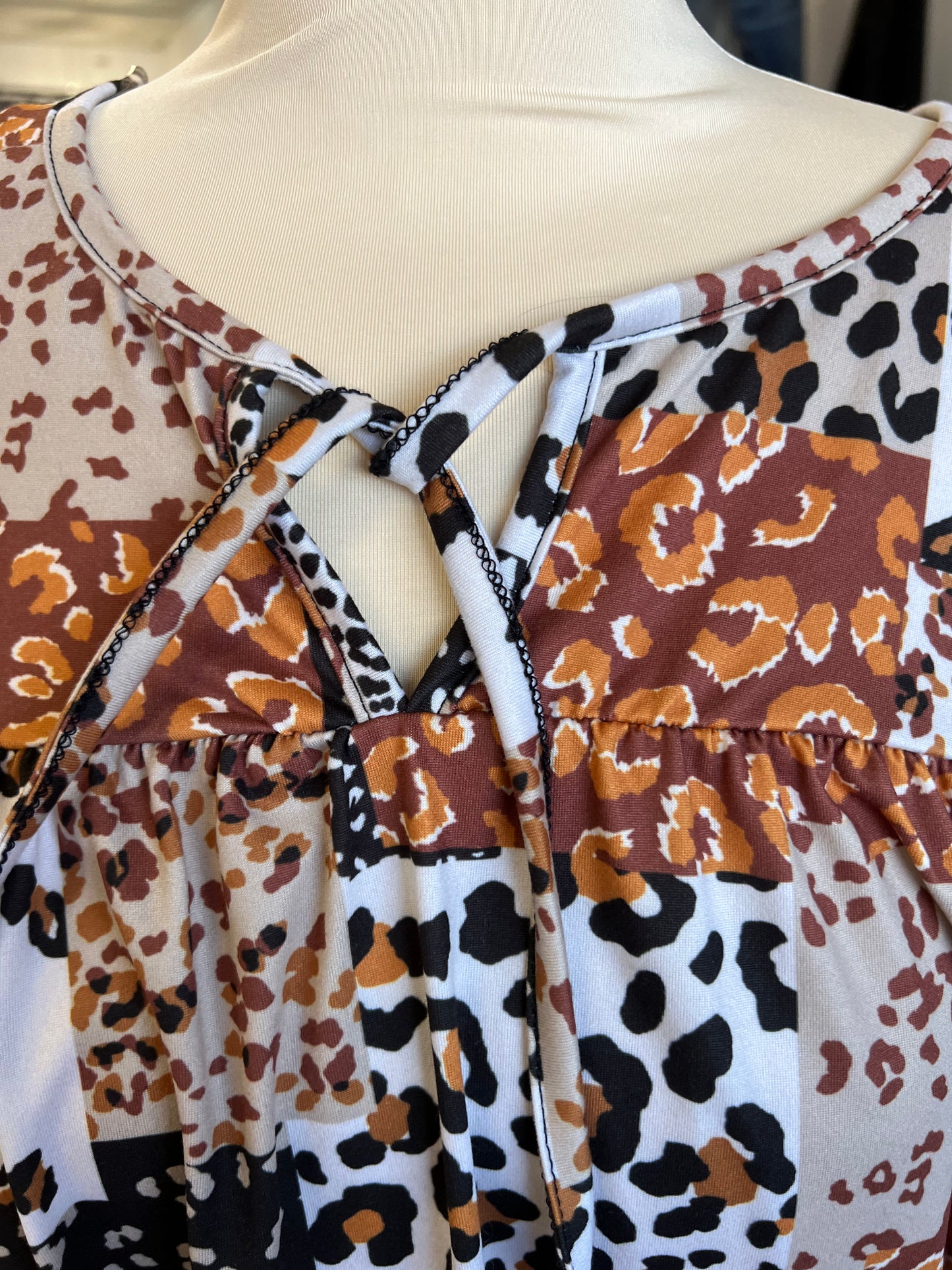 Alexis Animal Print Top