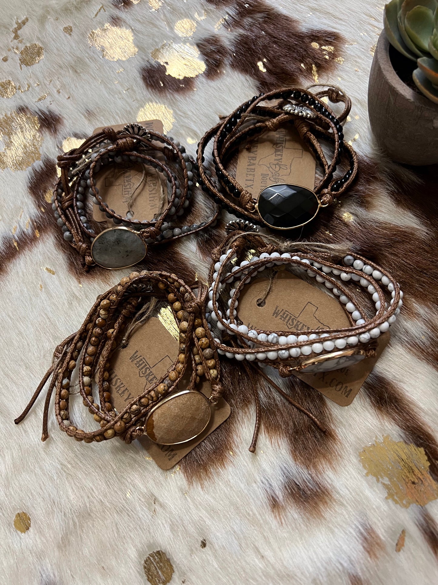Triple Strand Wrap Bracelet