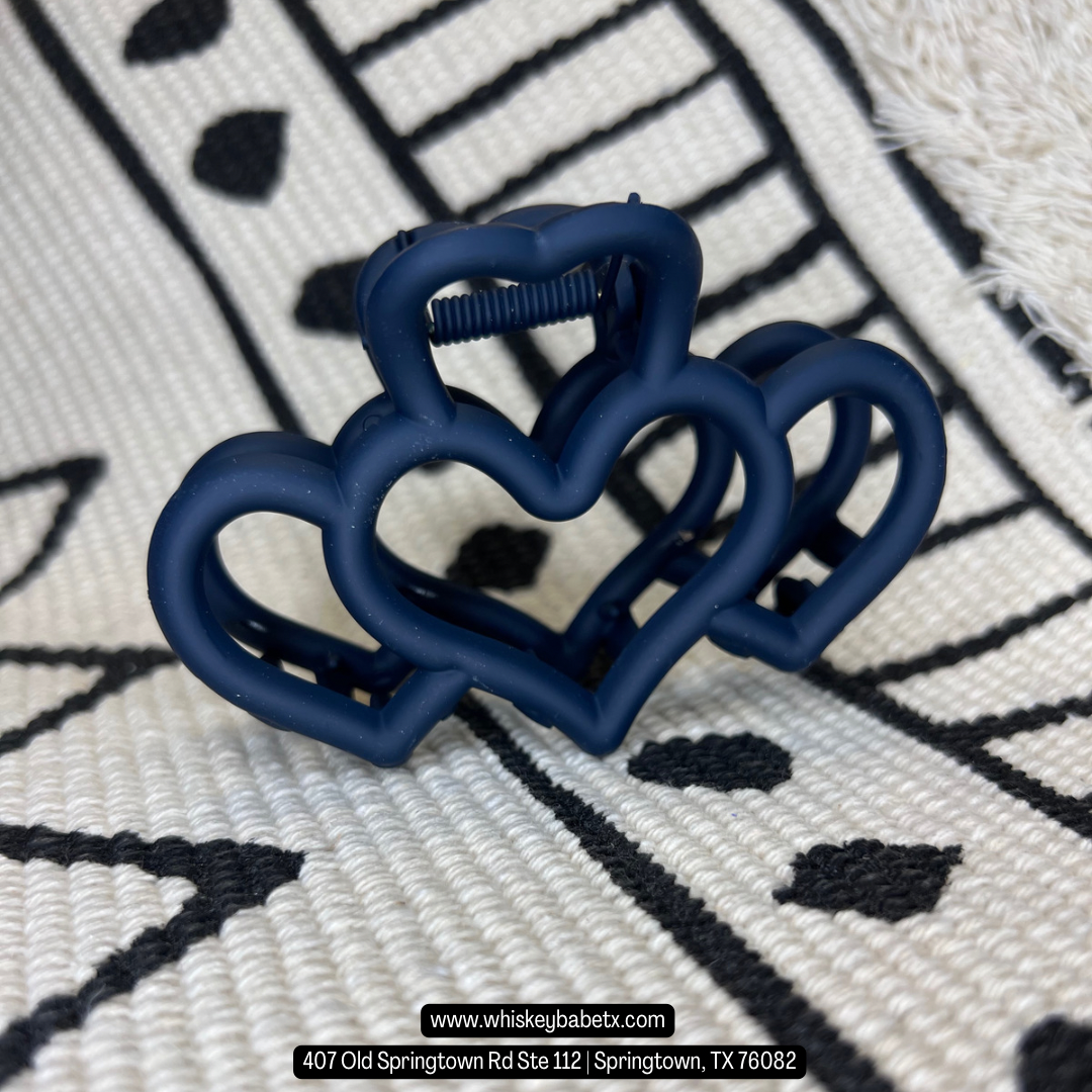Heart Claw Clips