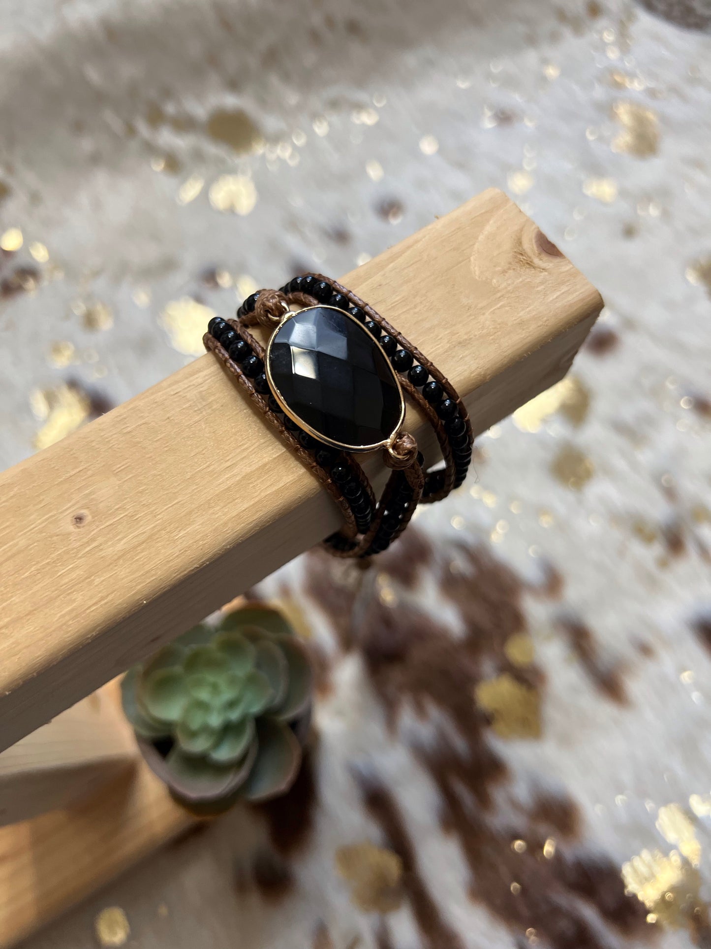 Triple Strand Wrap Bracelet