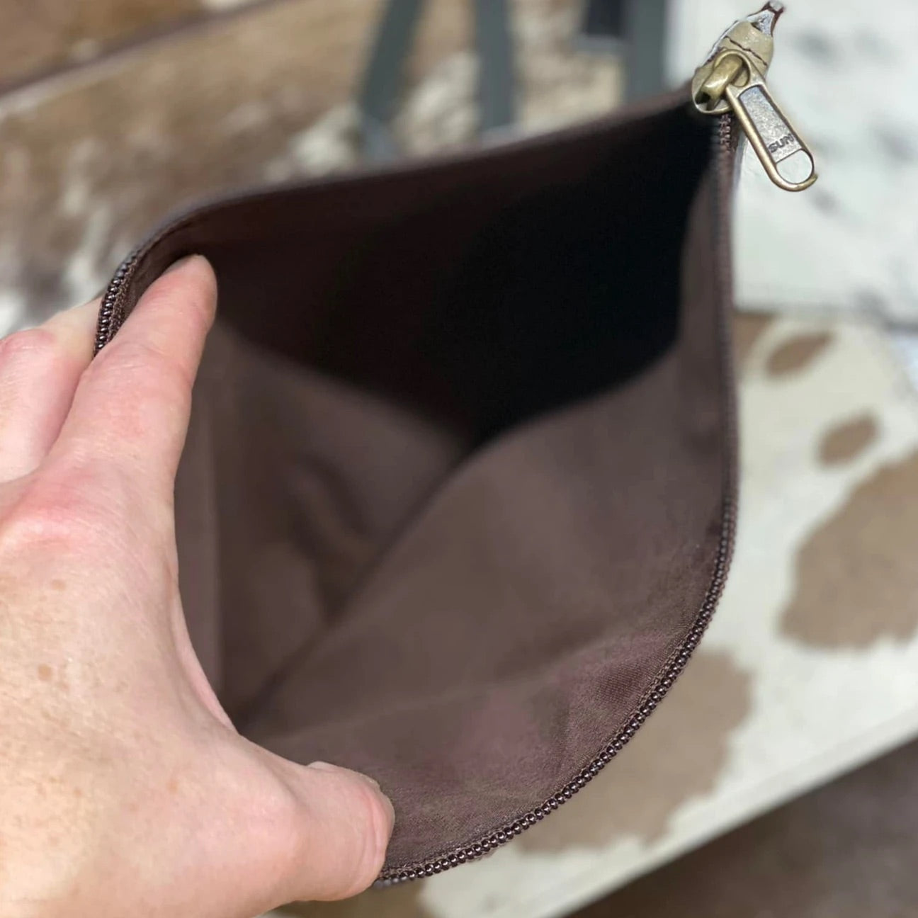 Hair on Hide Clutch