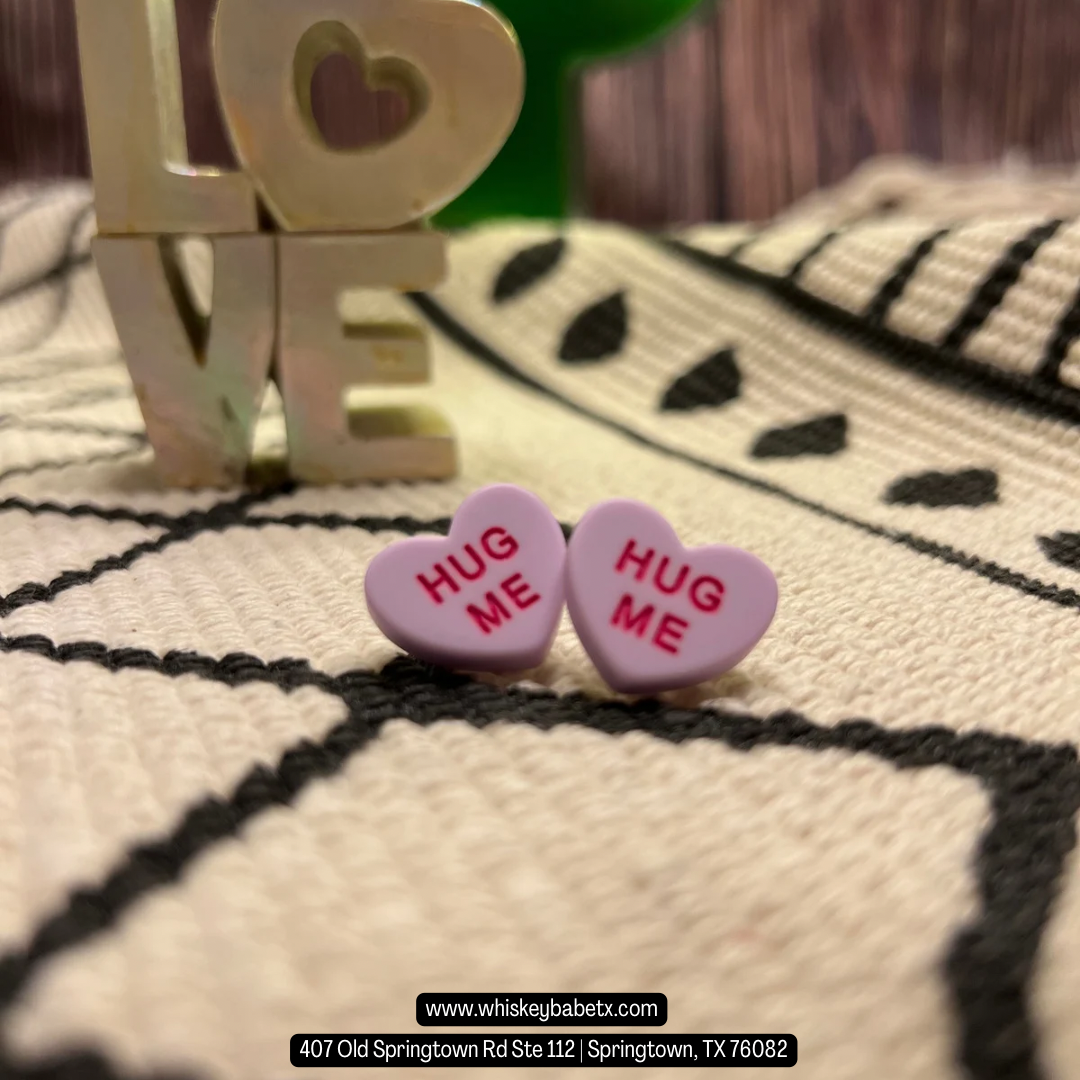 Candy Heart Stud Earrings