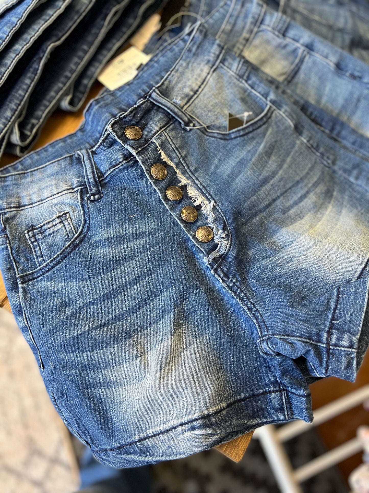 Geraldene Denim Shorts