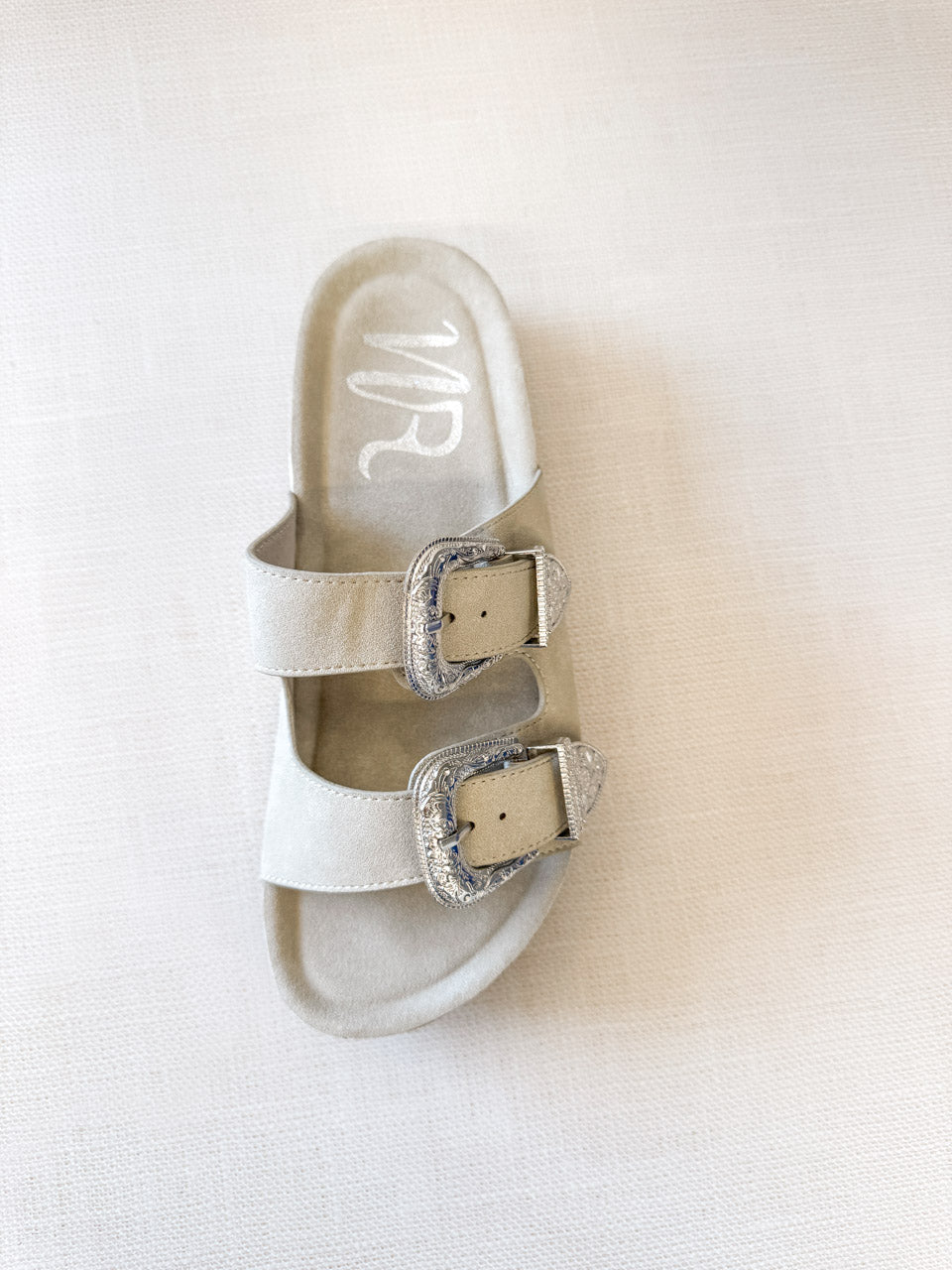 Dusty Trail Slides in Cream