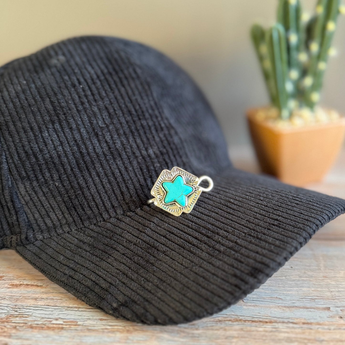 Prairie Starburst Hat Clip Charm