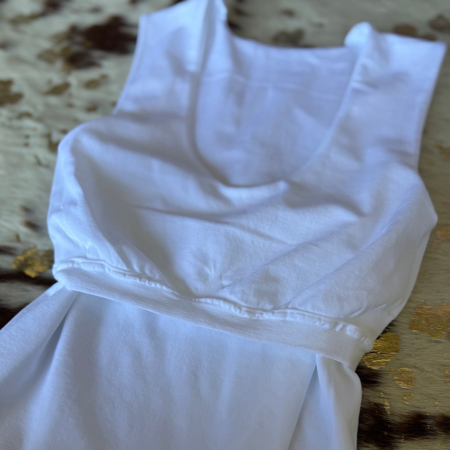 Lasso Luxe Tank White