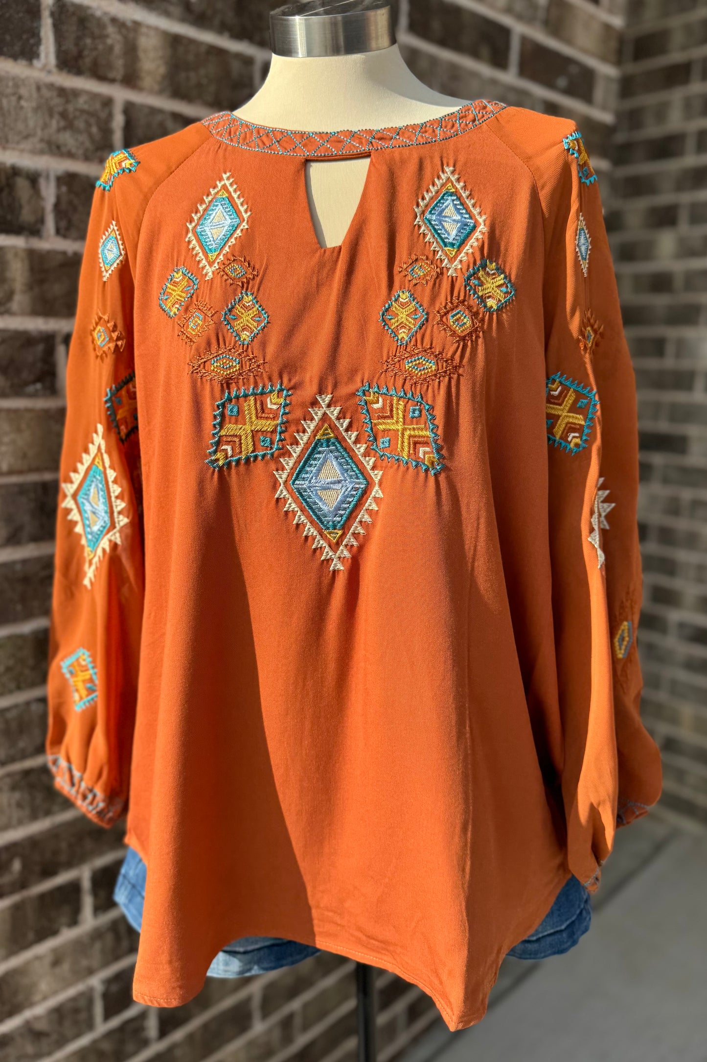 Desert Sky Embroidered Blouse