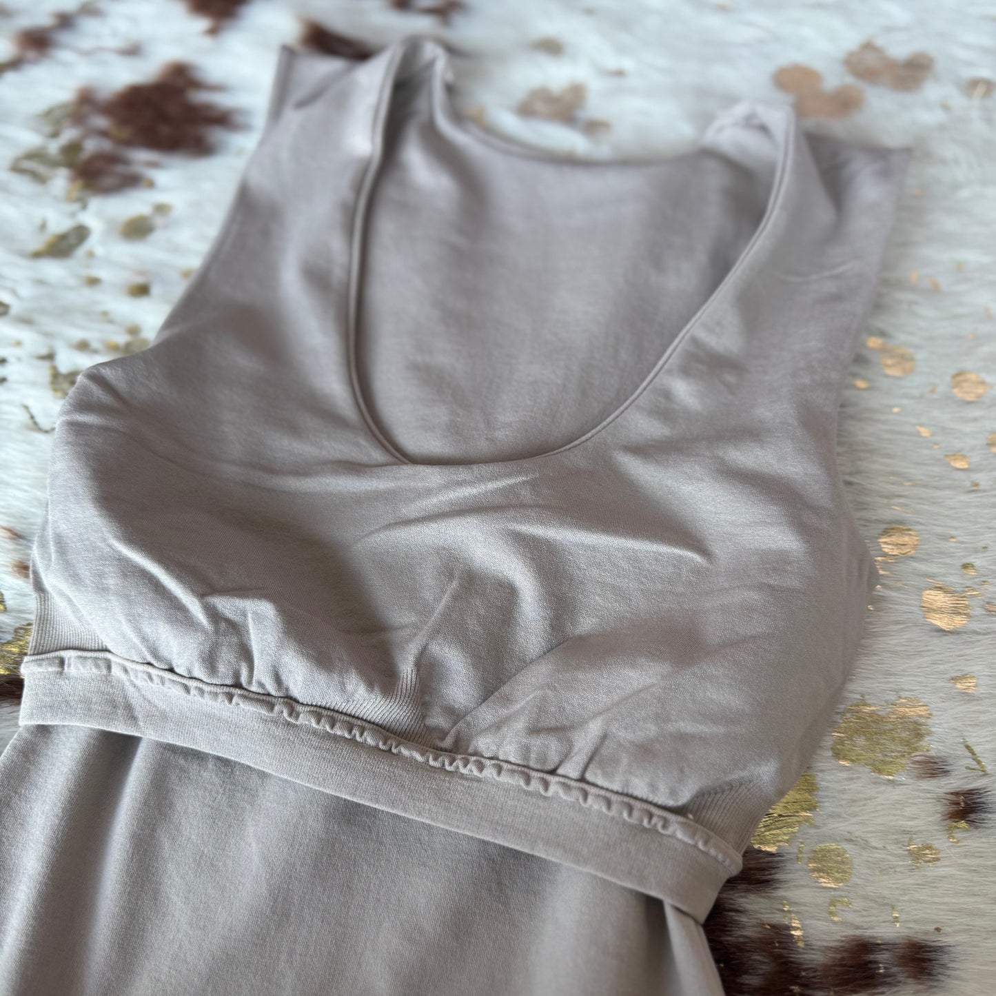 Lasso Luxe Tank Ash Mocha