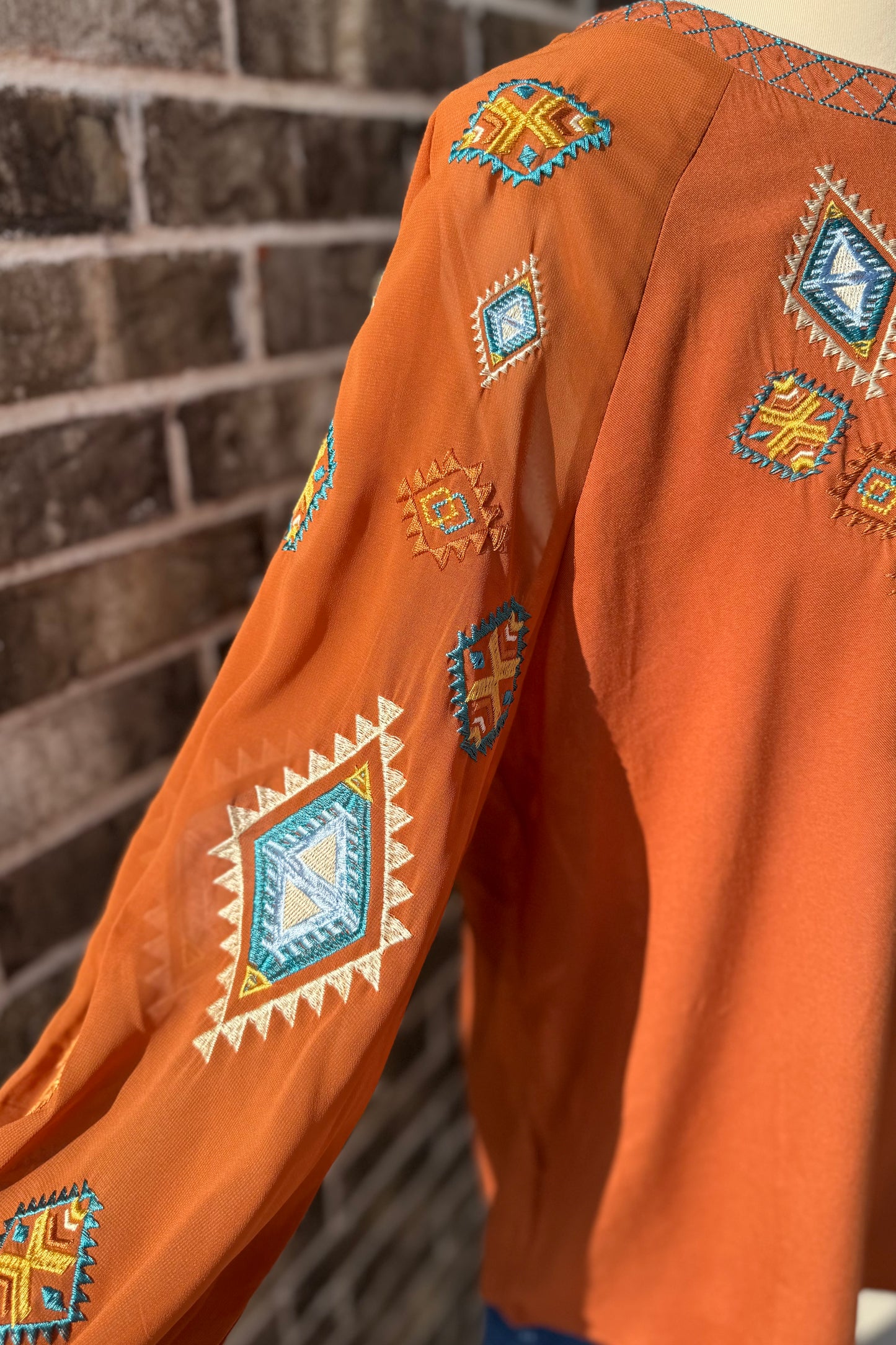 Desert Sky Embroidered Blouse