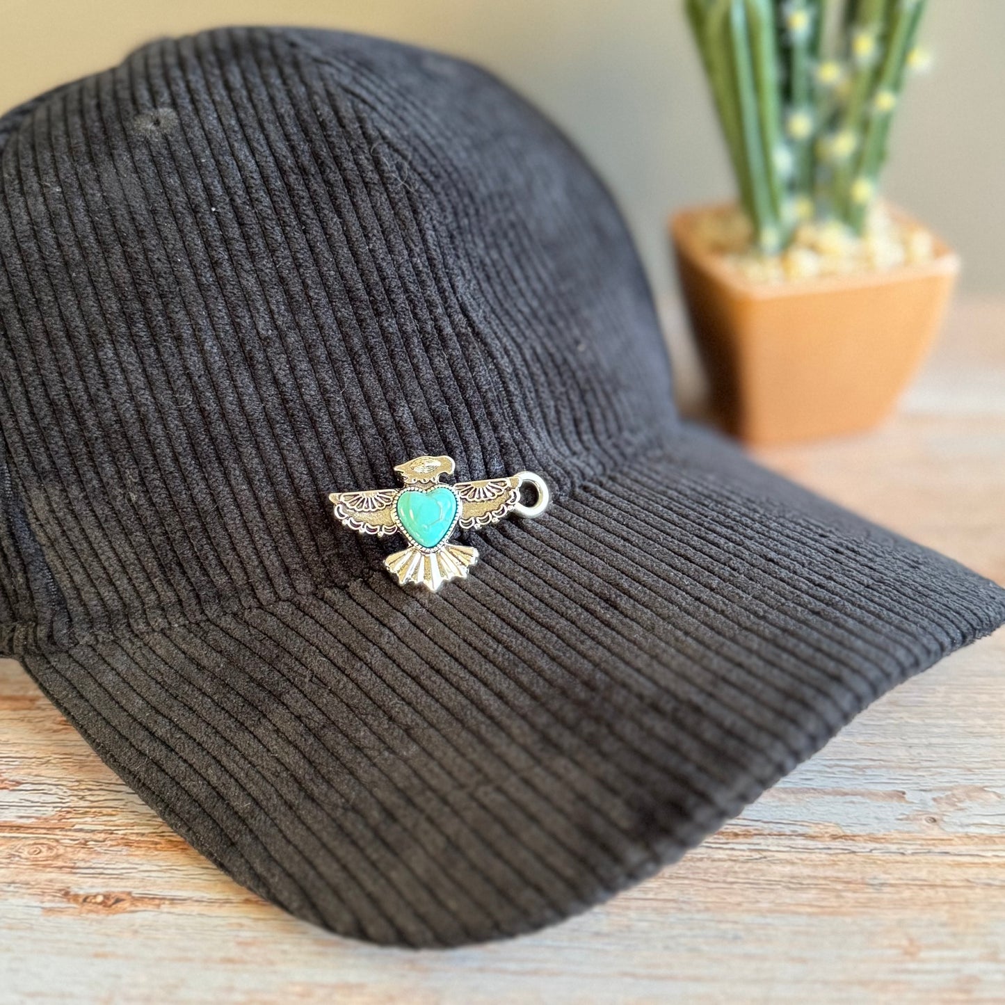 Desert Bloom Thunderbird Hat Clip Charm