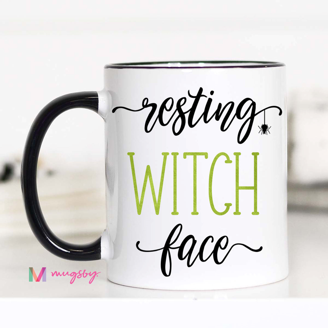 Resting Witch Face Coffee Mug