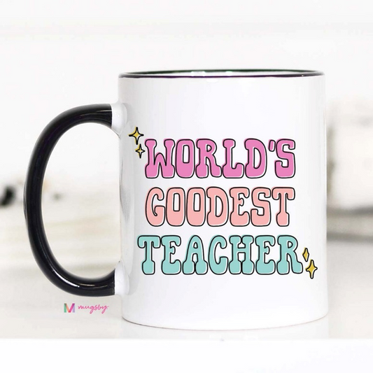 World's Goodest Teacher Coffee Mug