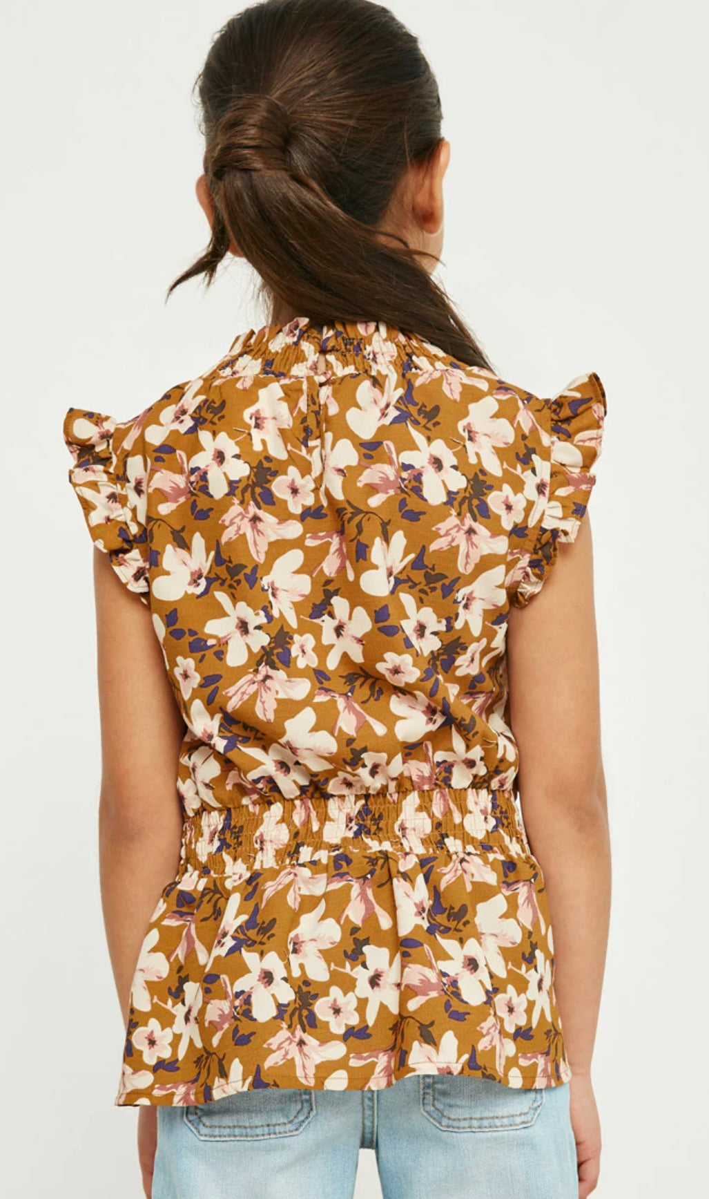 Girls' Floral Top