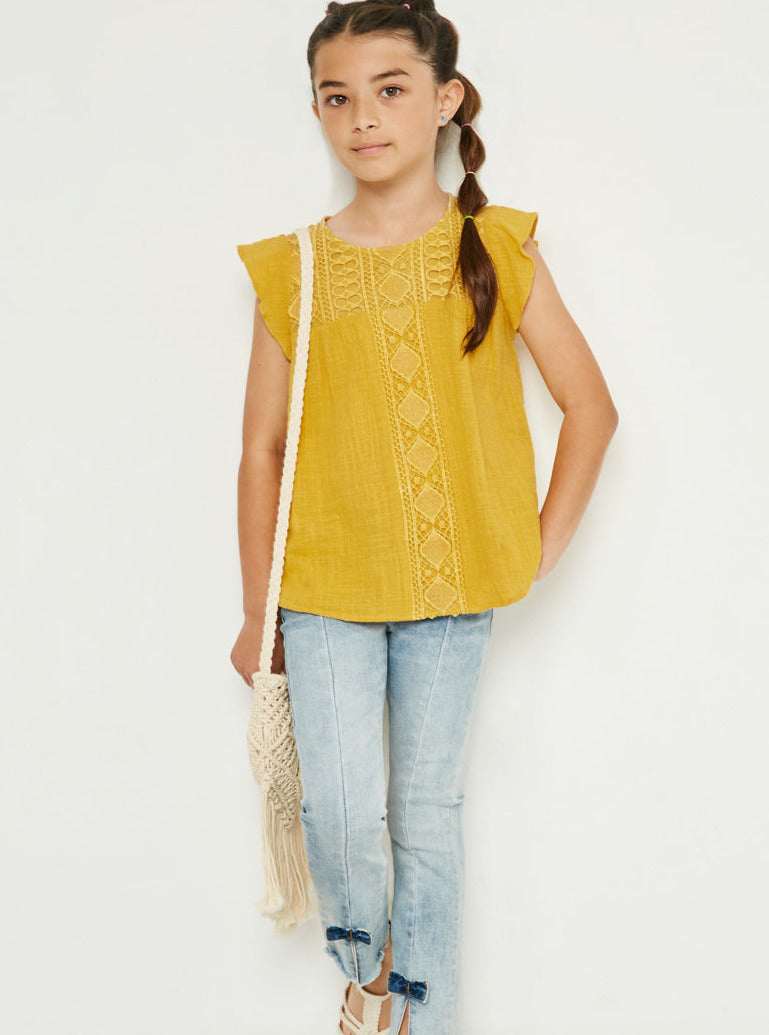 Girls' Crochet Top