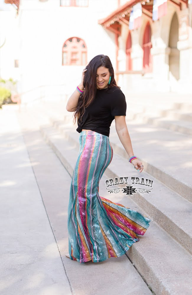 Dolly Shine Skirt Serape Sparkle
