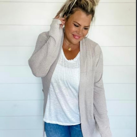 Taupe Lola Cardigan OS