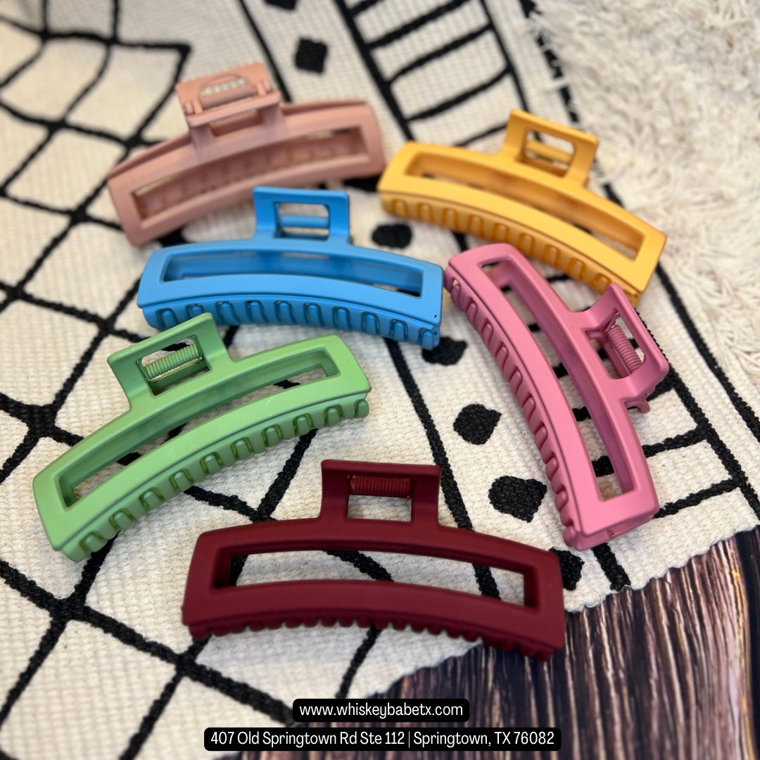 Large Rectangle Claw Clips