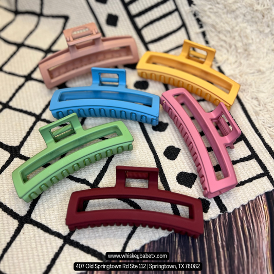 Large Rectangle Claw Clips