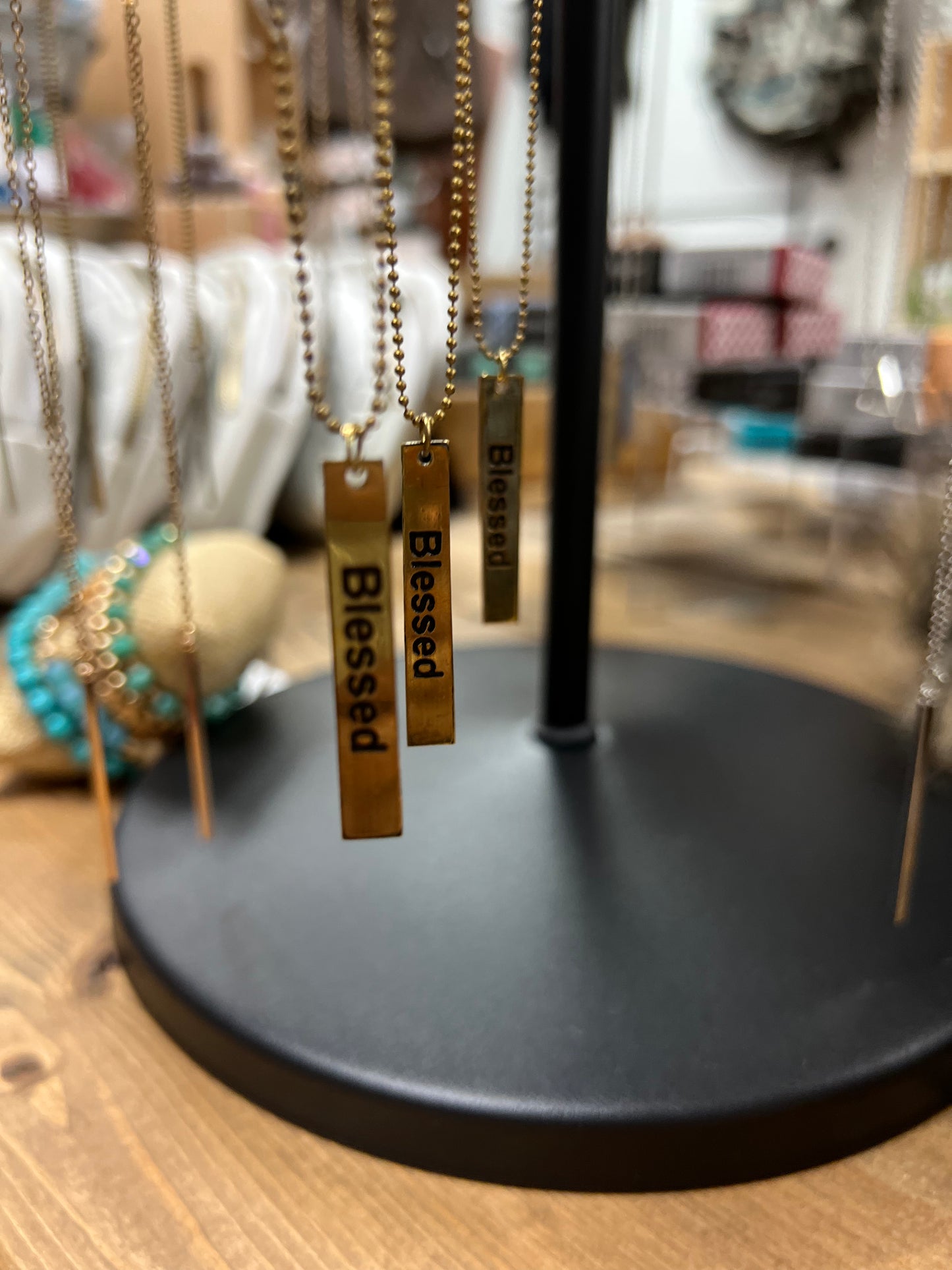 Panache Blessed Bar Necklace