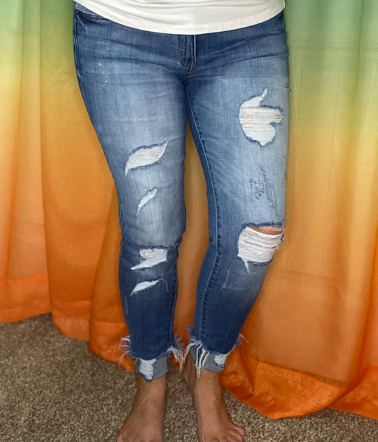 KanCan Distressed Skinny Jeans