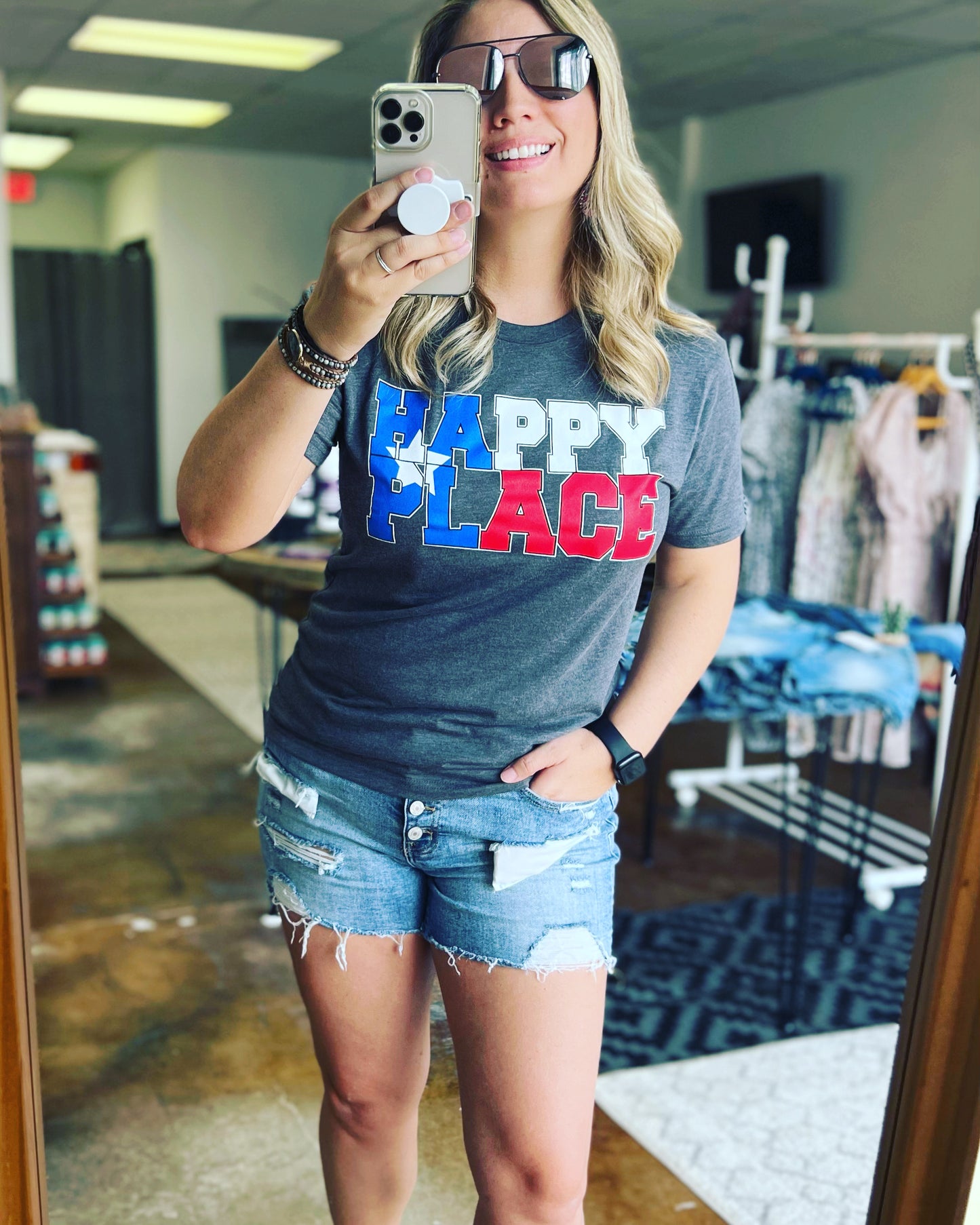 Texas is My Happy Place Tee