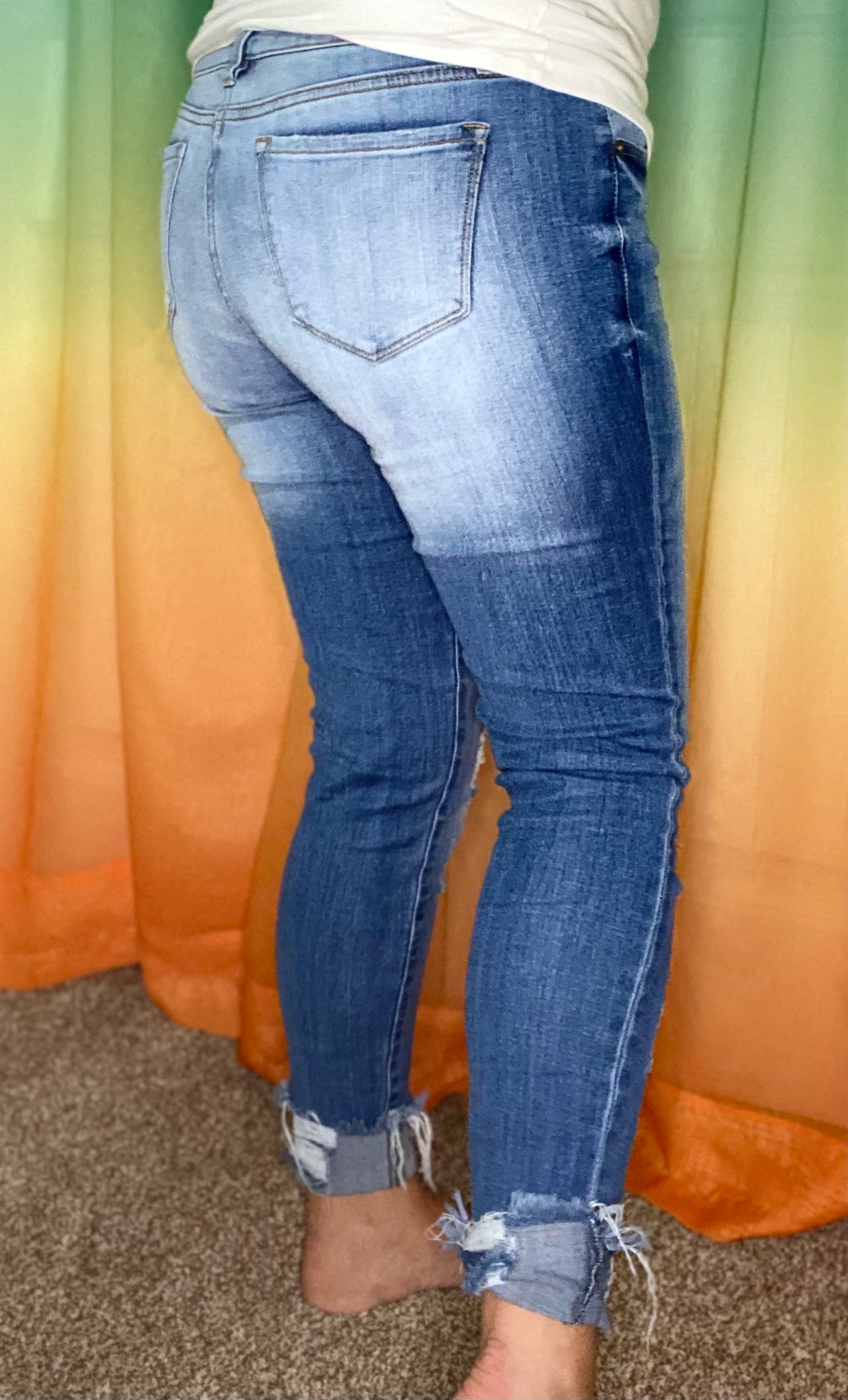 KanCan Distressed Skinny Jeans