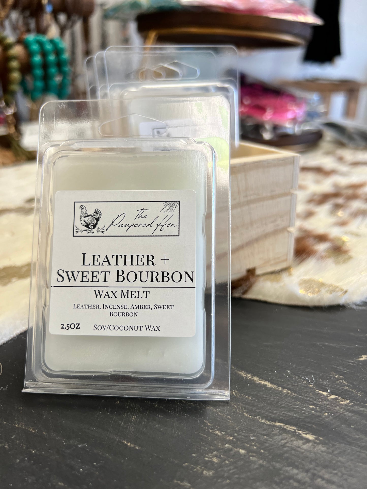 Leather & Sweet Bourbon Wax Melts
