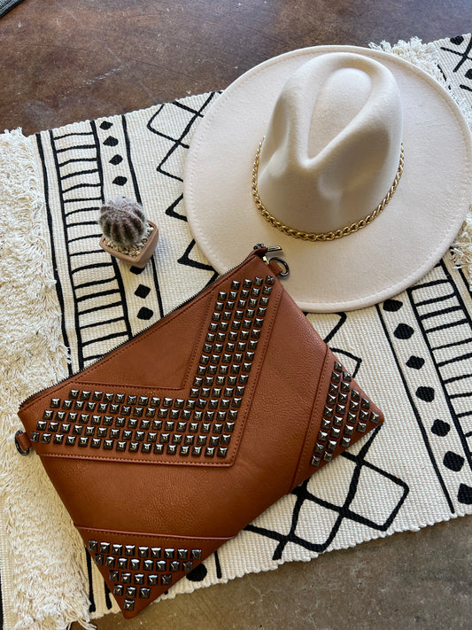 The Emily Studded Clutch