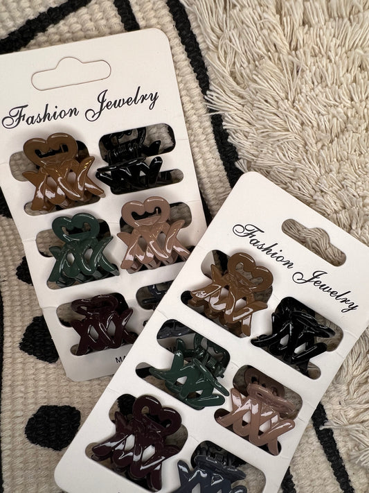 Mini Claw Clip Set