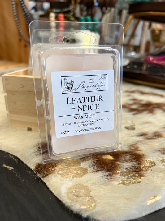 Leather Spice Wax Melts